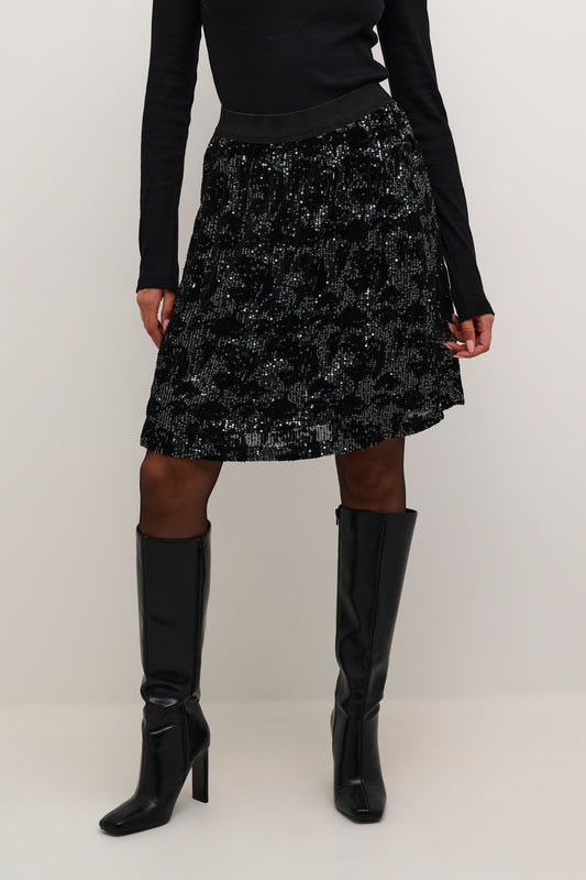 Grit Sequin Skirt
