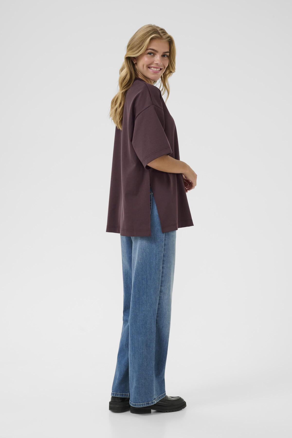 Jenny Jenna Slit T-Shirt