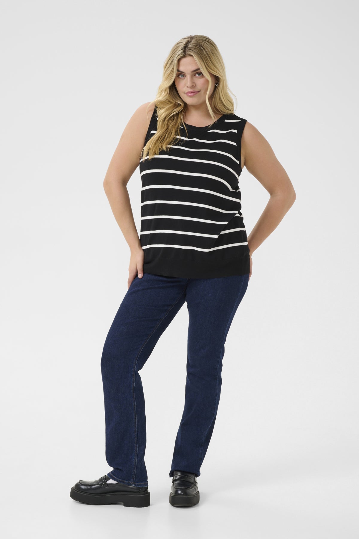 Lizza Lizzie Striped Slipover