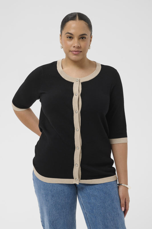 Lizzy Lizza Contrast Cardigan