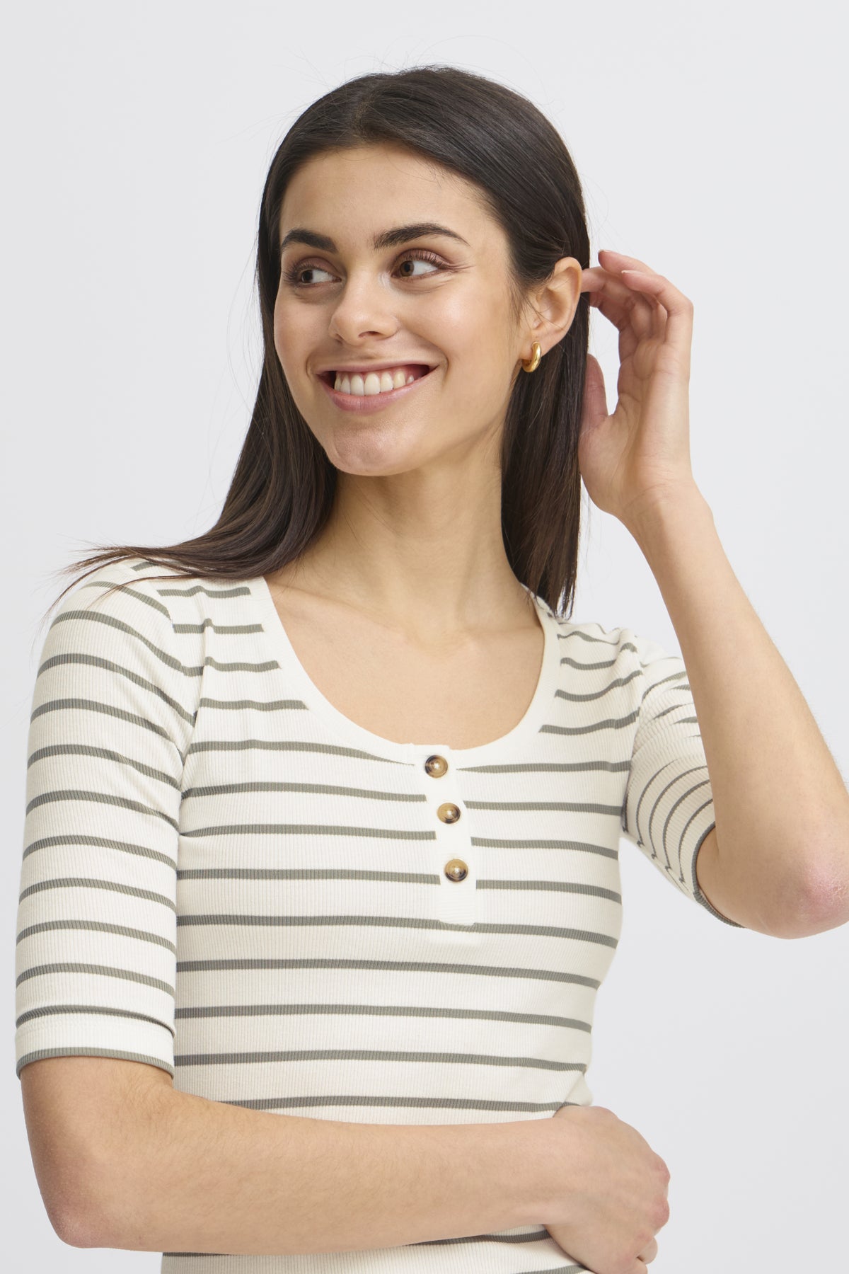 Hizamond Stripe Tee 32