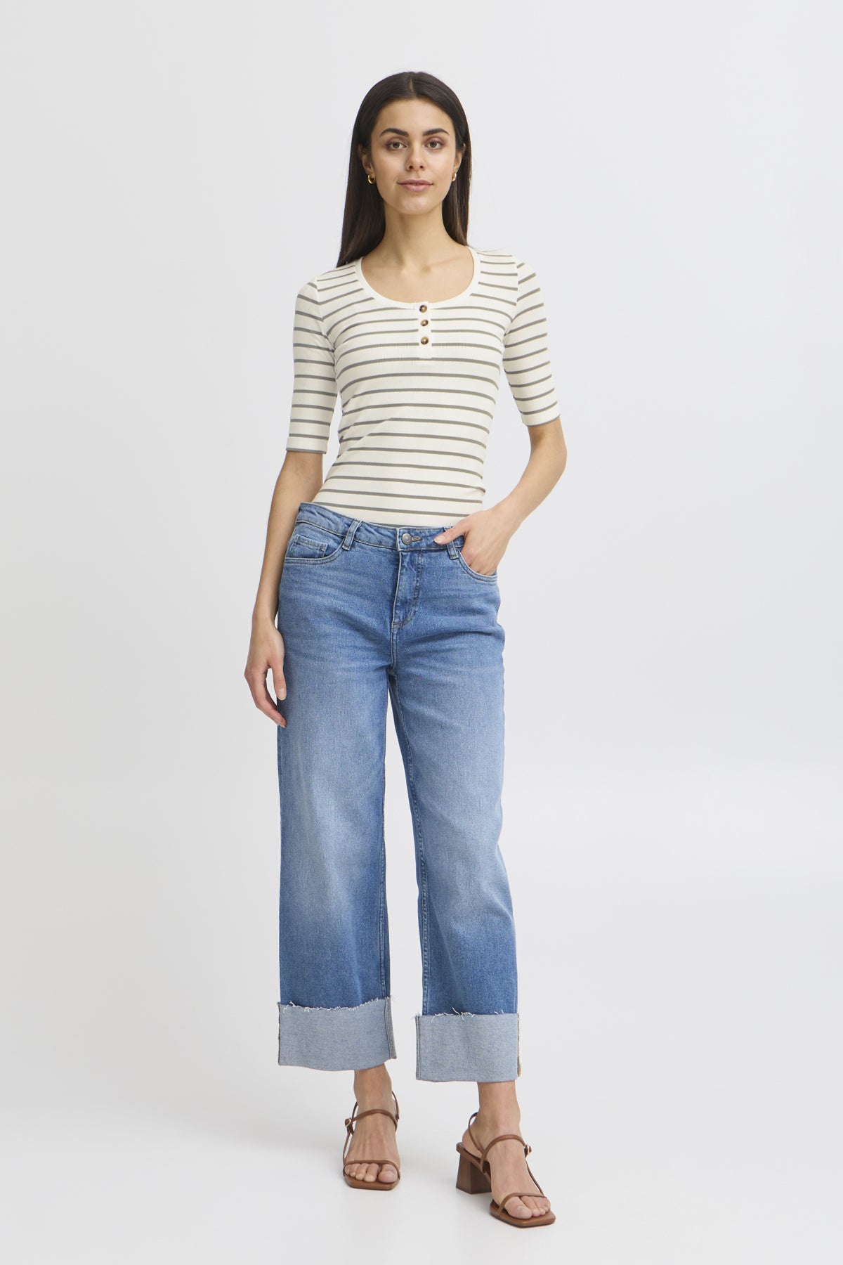 Hizamond Stripe Tee 32