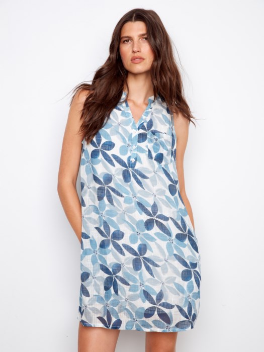 Henley Sleeveless Dress