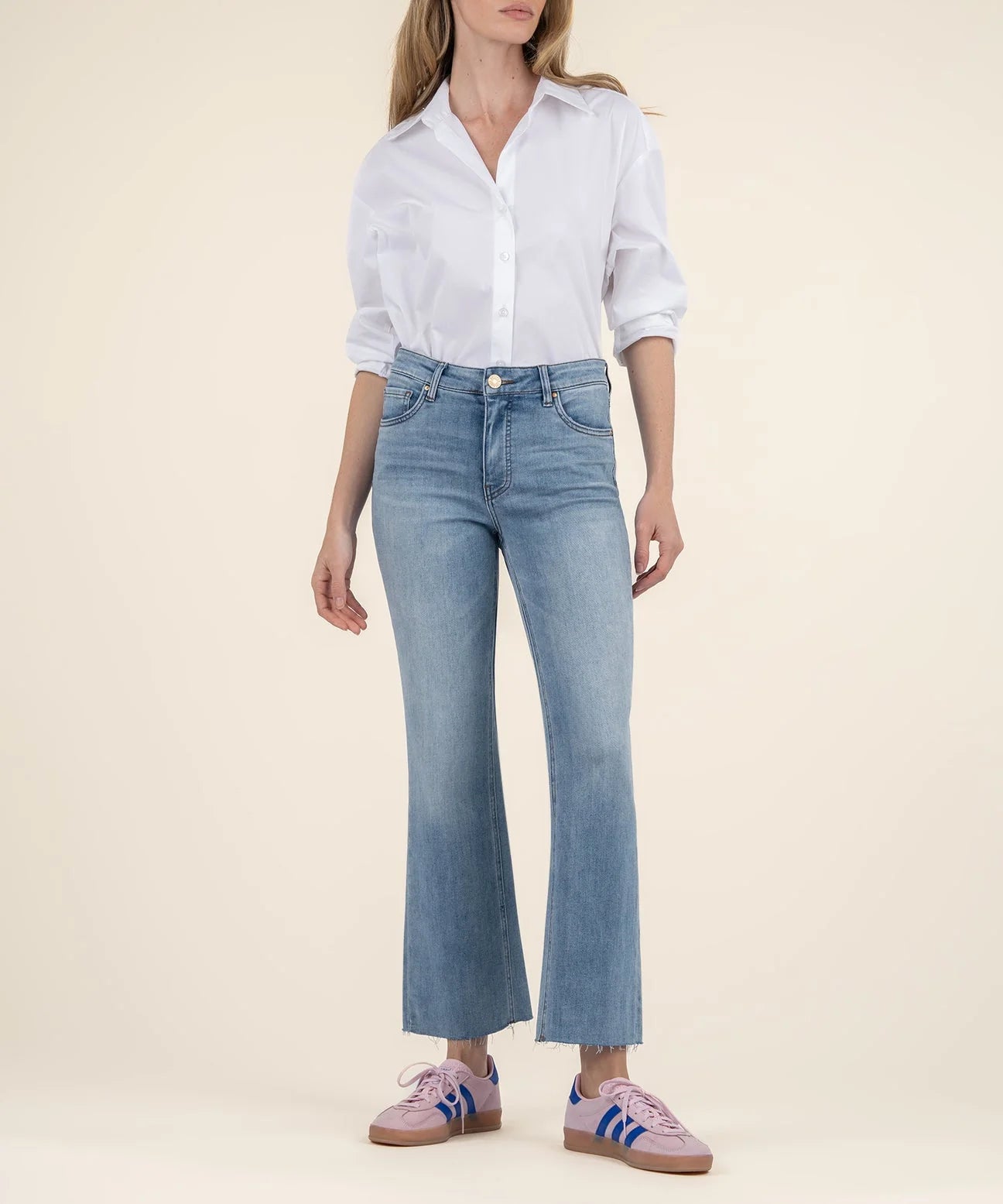 Kelsey High Rise Fab Ab Ankle Flare - HONEST