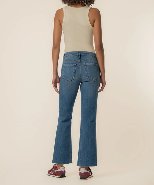 Kelsey High Rise Ankle Flare Jeans - WONDERFUL
