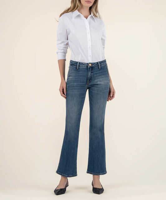 Kelsey Mid Rise Ankle Flare Jeans - EFFECTIVENESS