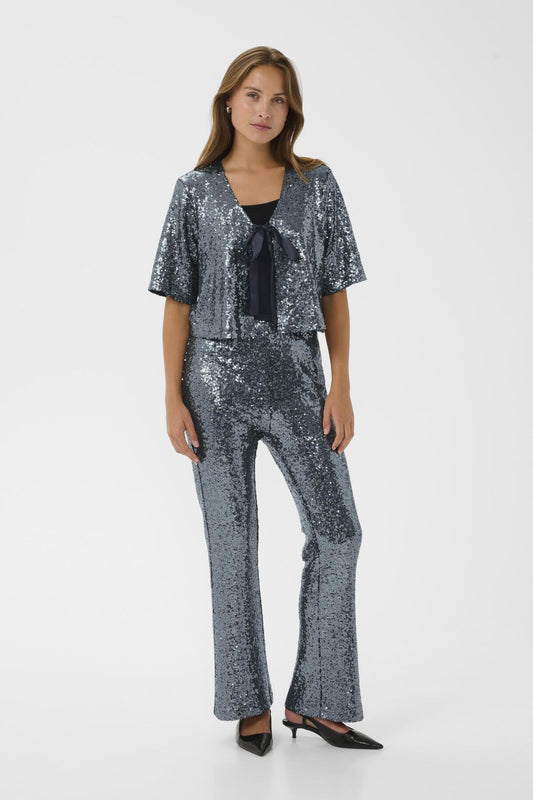 Laurie Lau Sequin Cardigan