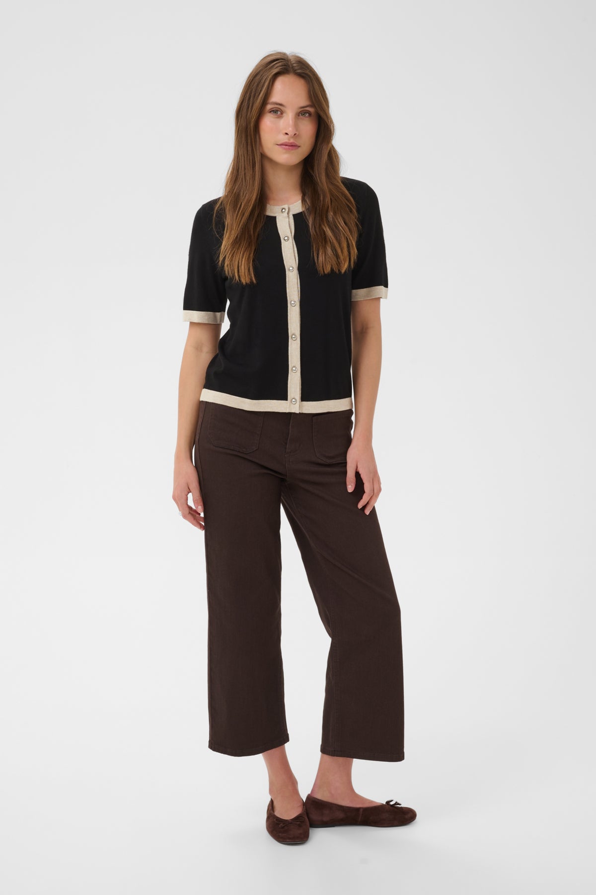 Lizzy Lizza Contrast Cardigan