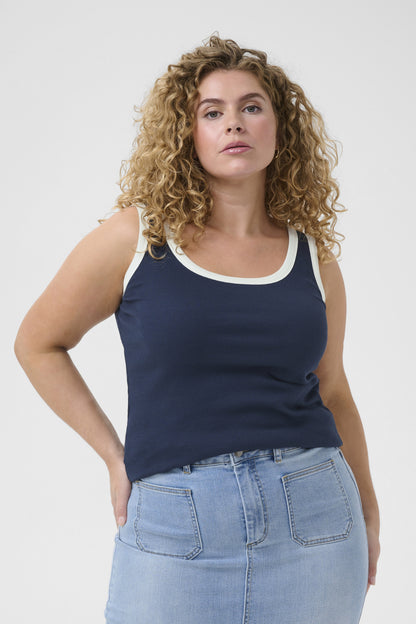 Carna Carina Contrast Top