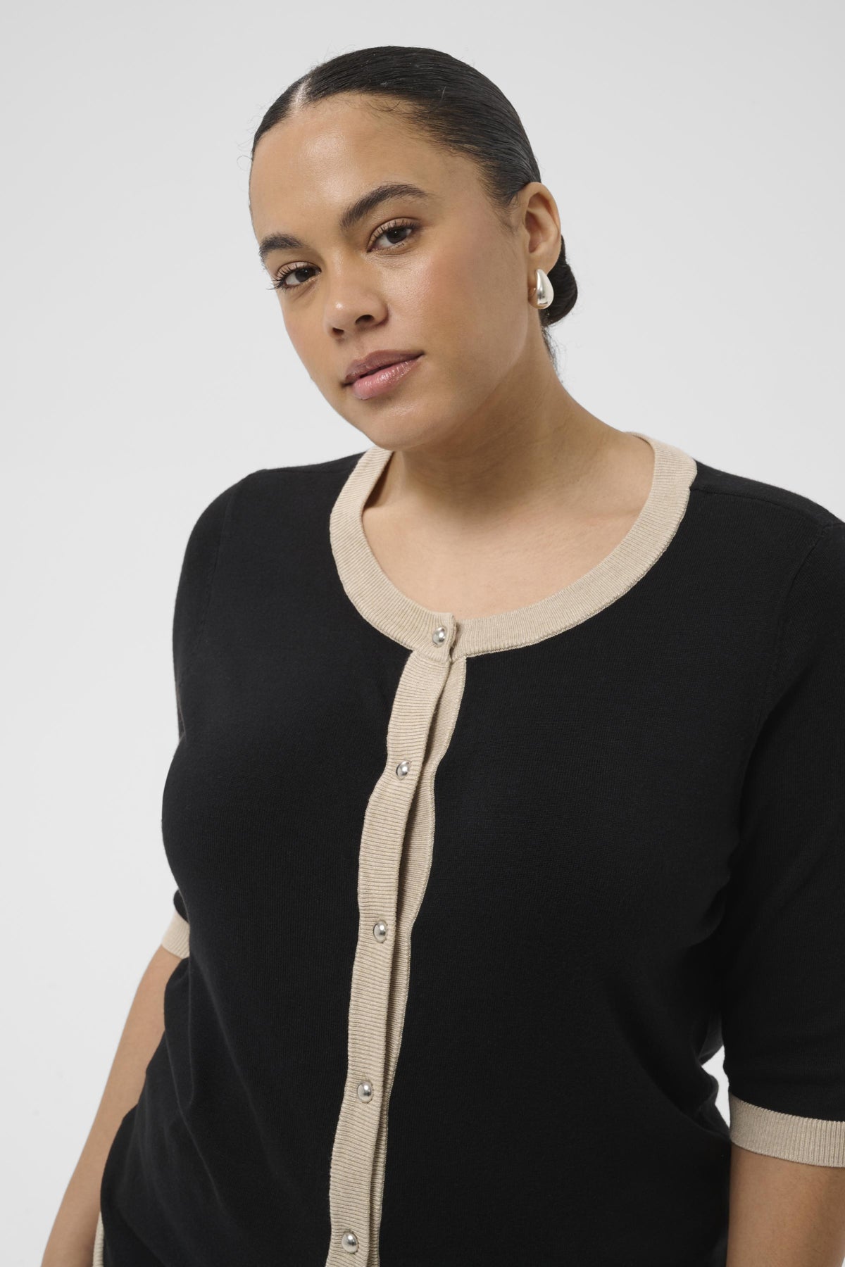 Lizzy Lizza Contrast Cardigan