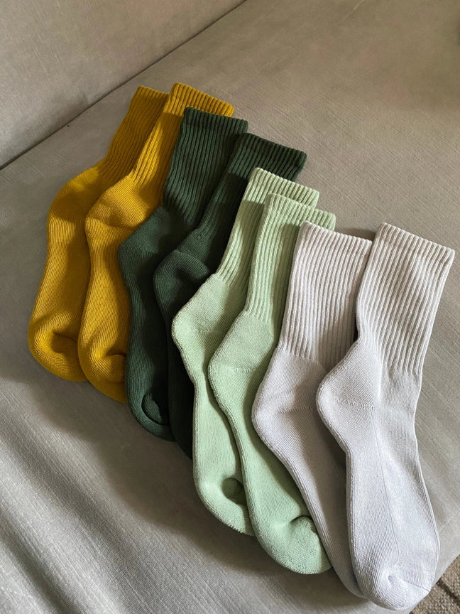 Cotton-Blend Crew Sock