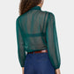 Lilja Crinkle Long Sleeve Blouse