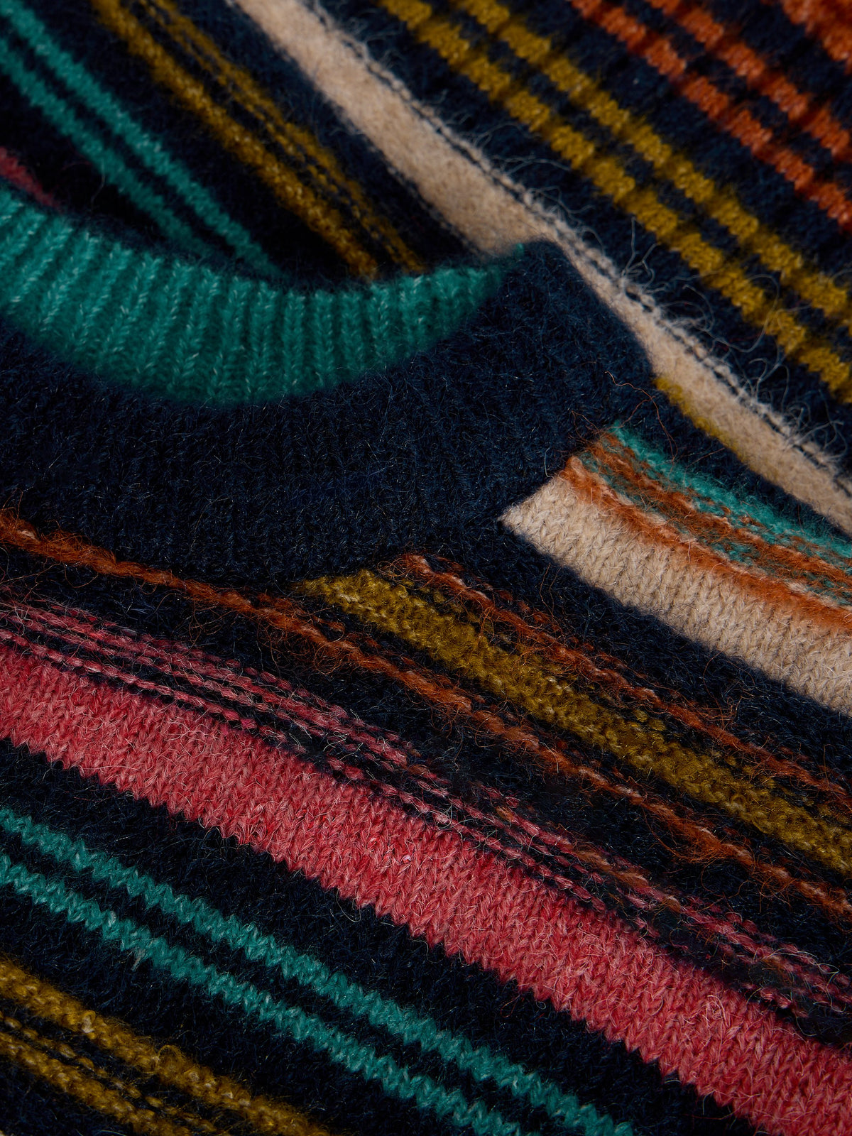 Florence Strip Jumper - NAVY MULTI