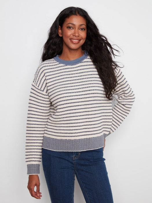 Striped Crew Neck Sweater