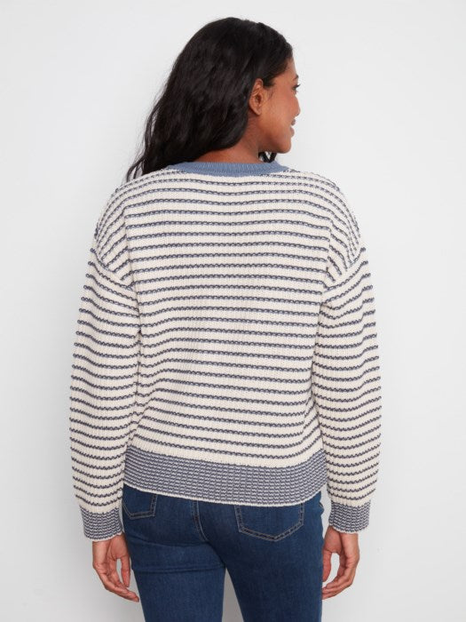 Striped Crew Neck Sweater
