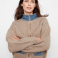 Denim Sweater Jacket