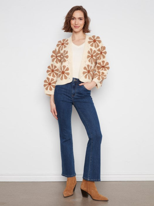 Floral Crochet Cardigan