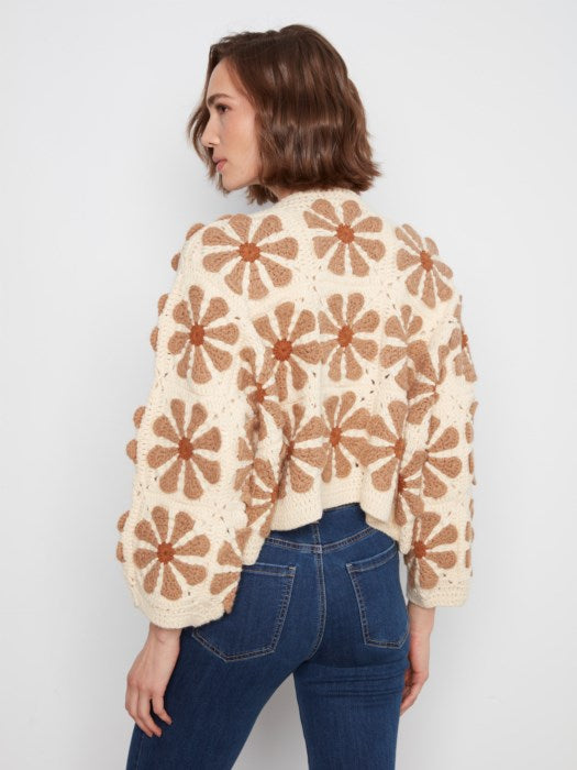 Floral Crochet Cardigan
