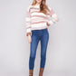 Long Sleeve Patchwork Sweater Knit