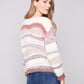 Long Sleeve Patchwork Sweater Knit