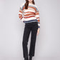Long Sleeve Patchwork Sweater Knit