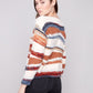 Long Sleeve Patchwork Sweater Knit