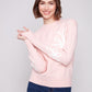 Drop Shoulder Sweater With Soutache Detail
