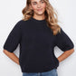 Balloon Elbow Sleeve Knit Sweater - C2858R