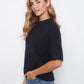 Balloon Elbow Sleeve Knit Sweater - C2858R
