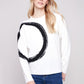 Placed Jacquard Crew Neck Sweater