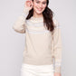 Raglan Long Sleeves Jacquard Sweater