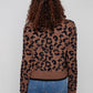 Bow Tie Jacquard Knit Cardigan