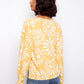 Reversible Printed V-Neck Sweater
