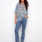 Printed Dolman Blouse