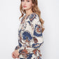 Printed Popover Blouse