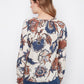 Printed Popover Blouse