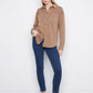 Button-Front Twill Overshirt