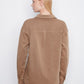 Button-Front Twill Overshirt
