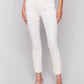 Frayed Hem Denim Pants
