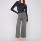 Patch Pocket Flare Twill Pants