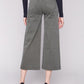 Patch Pocket Flare Twill Pants