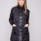 Reversible Solid/Jacquard Quilted Puffer