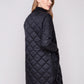 Reversible Solid/Jacquard Quilted Puffer