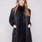 Reversible Solid/Jacquard Quilted Puffer