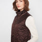 Long Hooded Puffer Vest - C6426