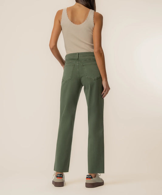 Charlotte HR Wide Leg Jeans - SEAWEED