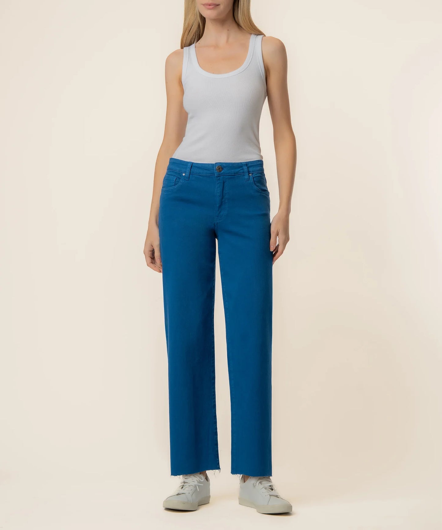 Charlotte High Rise Wide Leg Jean - SAPPHIRE
