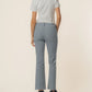 Kelsey Stripe Ankle Flare Jeans - NAVY/IVORY