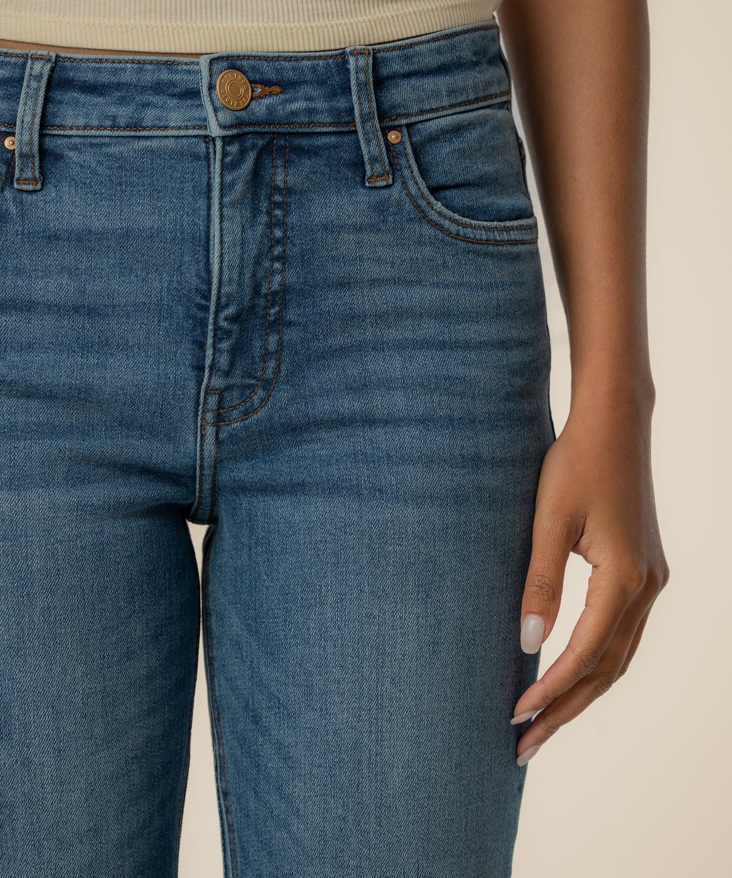 Kelsey High Rise Ankle Flare Jeans - WONDERFUL