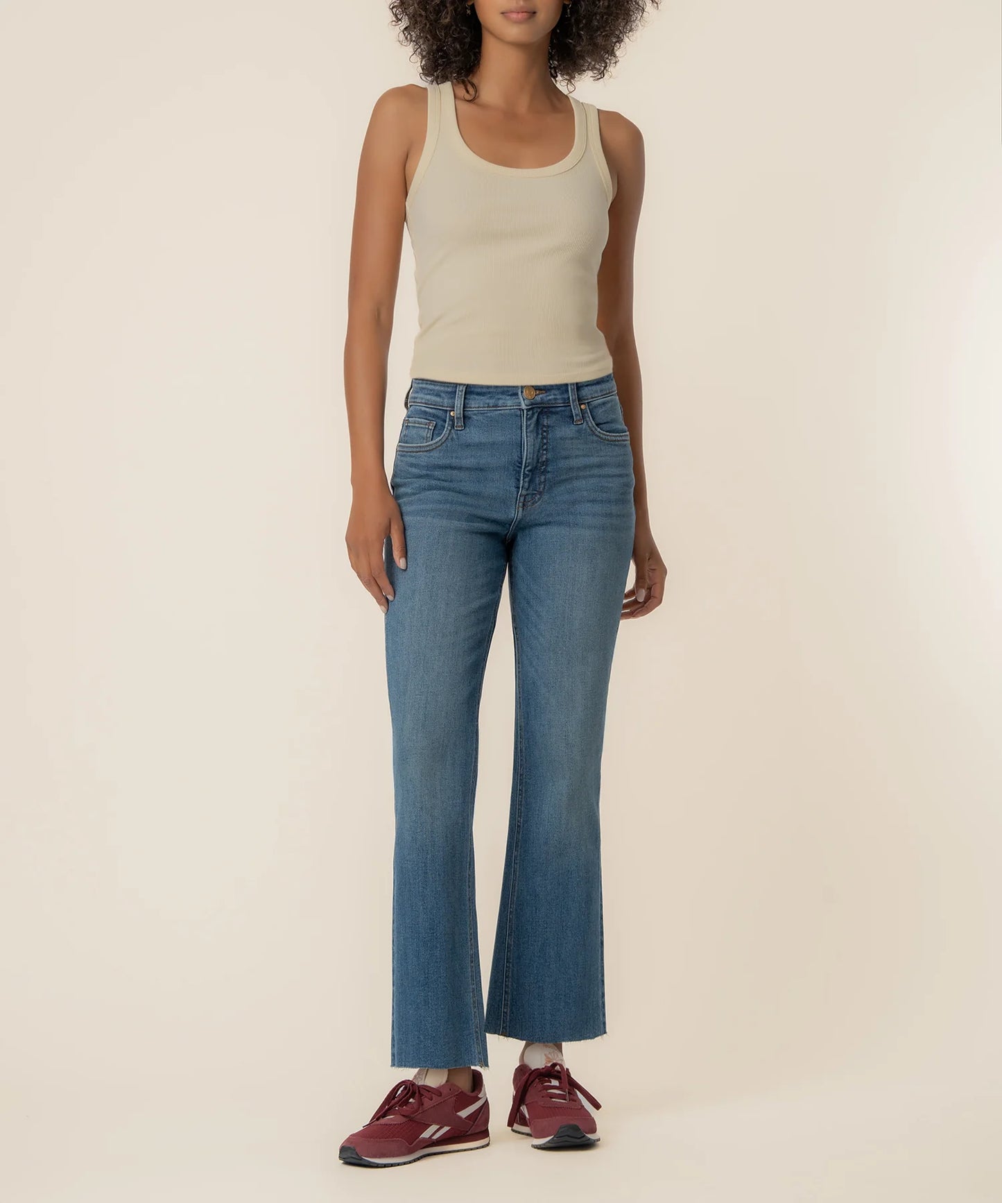 Kelsey High Rise Ankle Flare Jeans - WONDERFUL